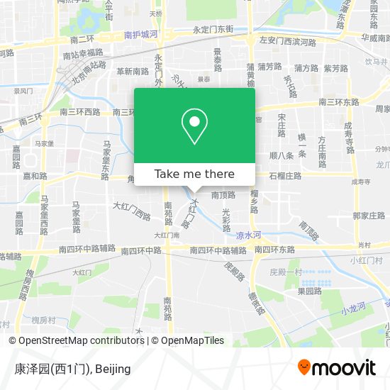 康泽园(西1门) map