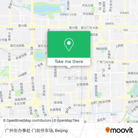 广外街办事处-门前停车场 map