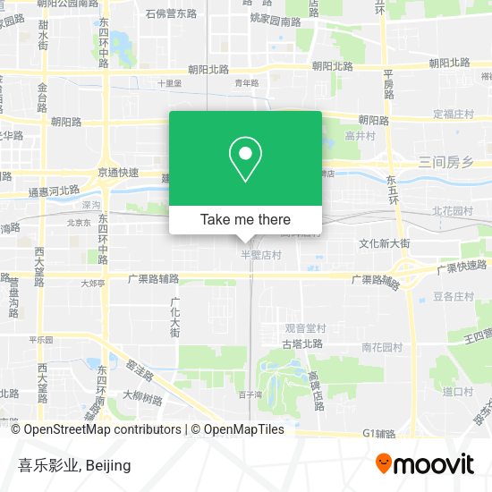 喜乐影业 map