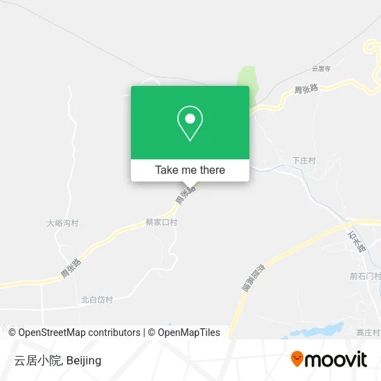 云居小院 map