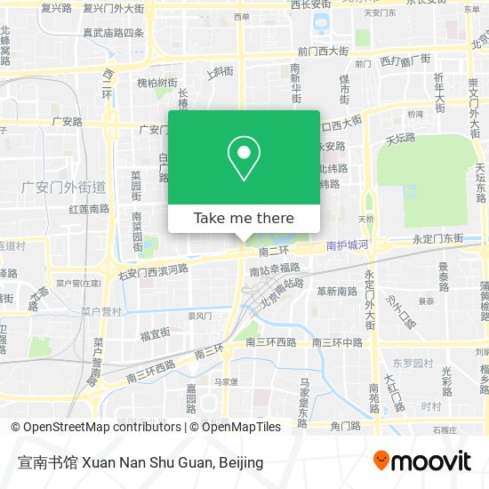 宣南书馆 Xuan Nan Shu Guan map