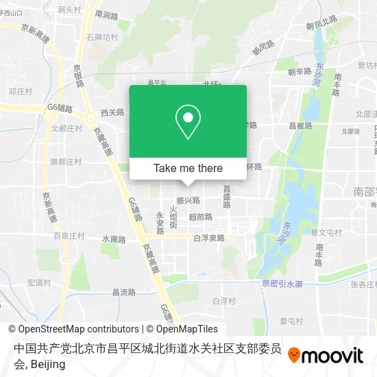中国共产党北京市昌平区城北街道水关社区支部委员会 map