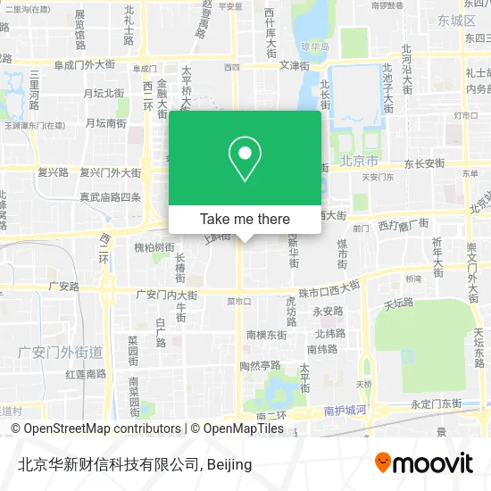 北京华新财信科技有限公司 map