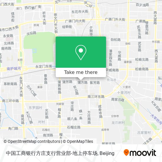 中国工商银行方庄支行营业部-地上停车场 map