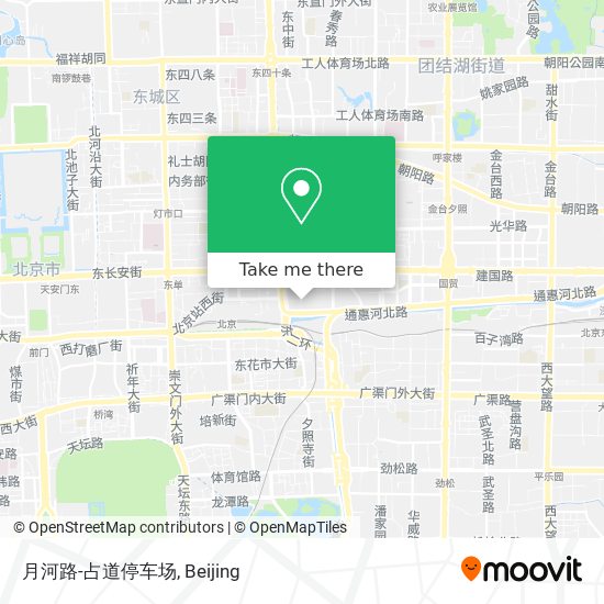 月河路-占道停车场 map