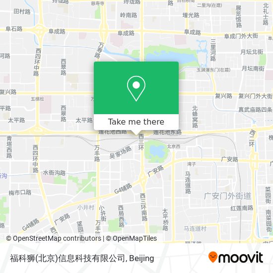 福科狮(北京)信息科技有限公司 map