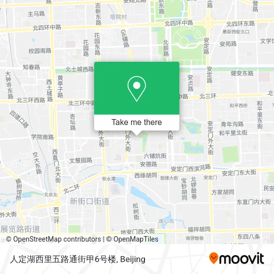人定湖西里五路通街甲6号楼 map