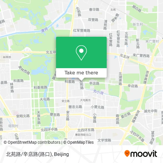 北苑路/辛店路(路口) map