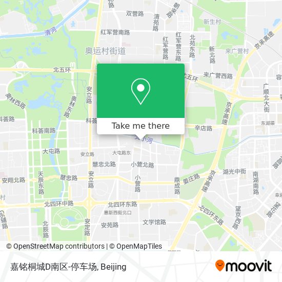 嘉铭桐城D南区-停车场 map