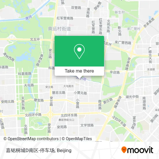 嘉铭桐城D南区-停车场 map