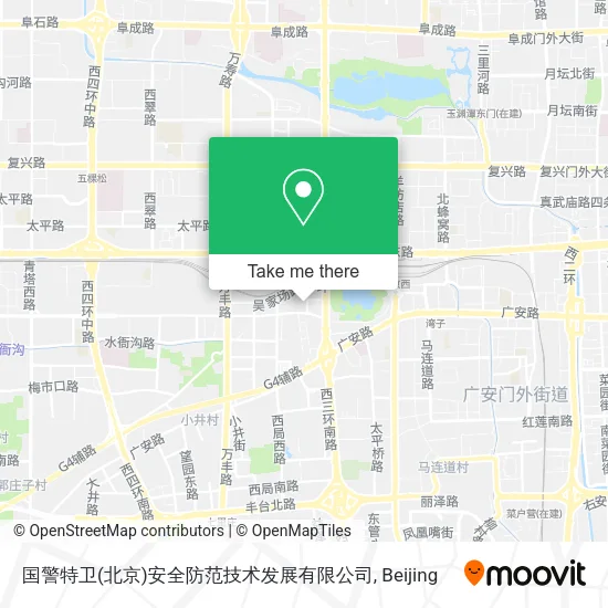 国警特卫(北京)安全防范技术发展有限公司 map