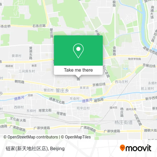 链家(新天地社区店) map