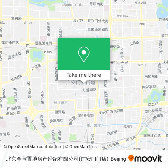 北京金宣置地房产经纪有限公司(广安门门店) map