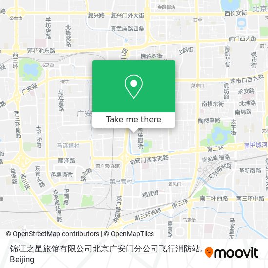 锦江之星旅馆有限公司北京广安门分公司飞行消防站 map