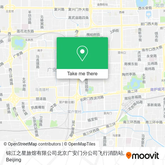 锦江之星旅馆有限公司北京广安门分公司飞行消防站 map