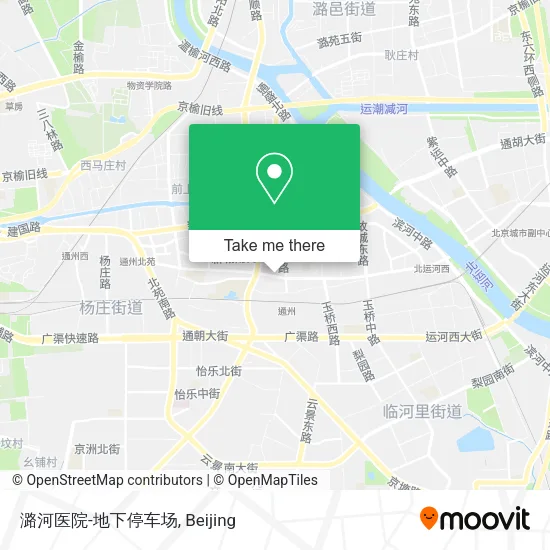 潞河医院-地下停车场 map