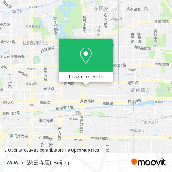 WeWork(慈云寺店) map