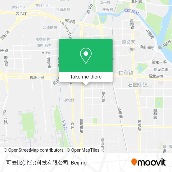 可麦比(北京)科技有限公司 map
