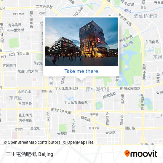 三里屯酒吧街 map