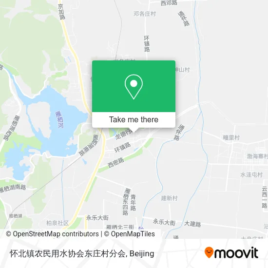 怀北镇农民用水协会东庄村分会 map
