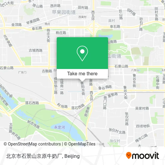 北京市石景山京原牛奶厂 map