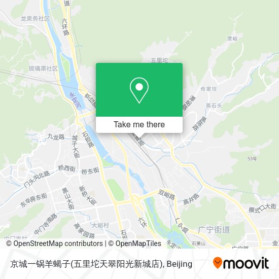 京城一锅羊蝎子(五里坨天翠阳光新城店) map