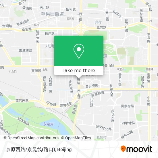 京原西路/京昆线(路口) map