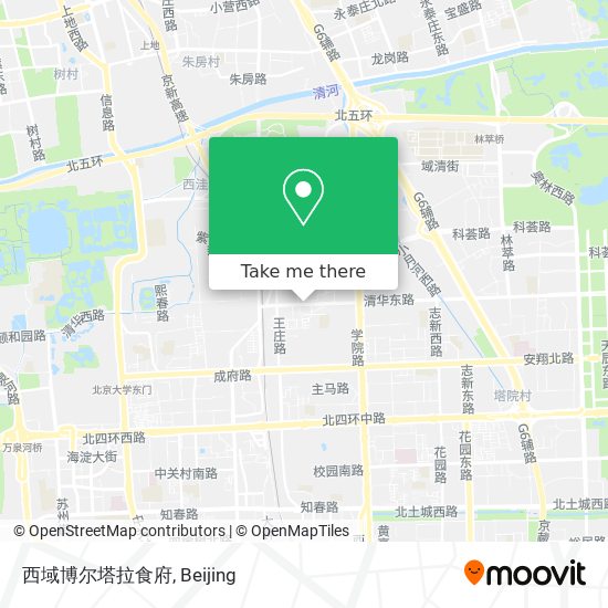西域博尔塔拉食府 map