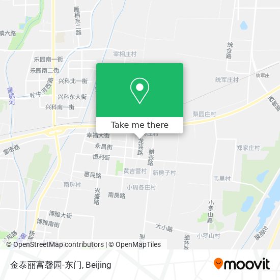 金泰丽富馨园-东门 map