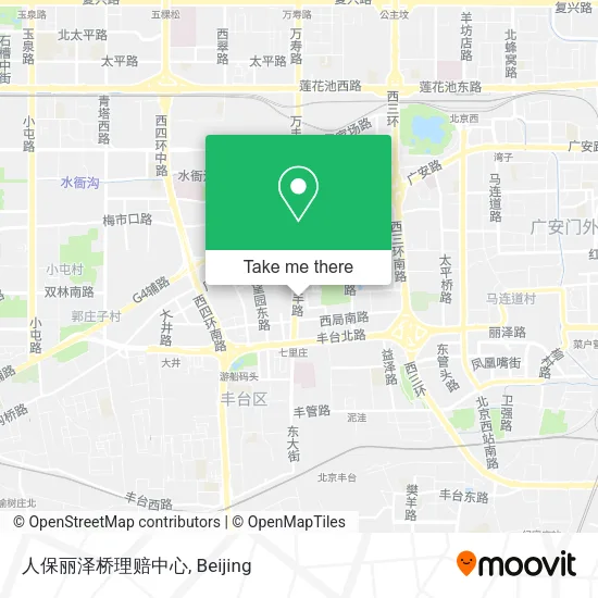 人保丽泽桥理赔中心 map