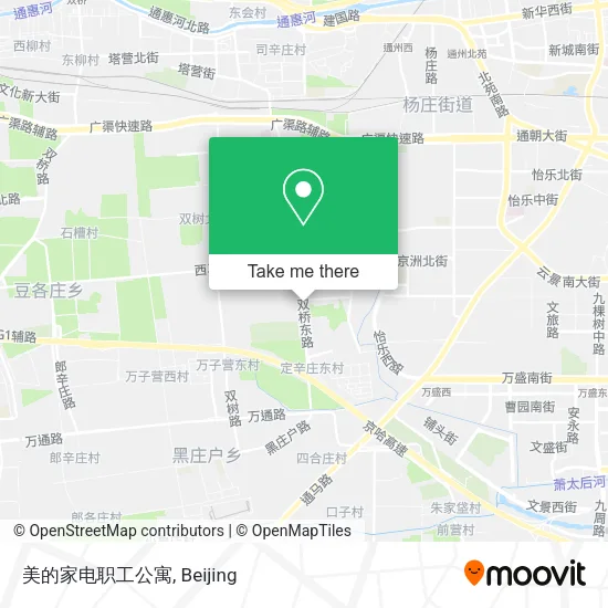 美的家电职工公寓 map