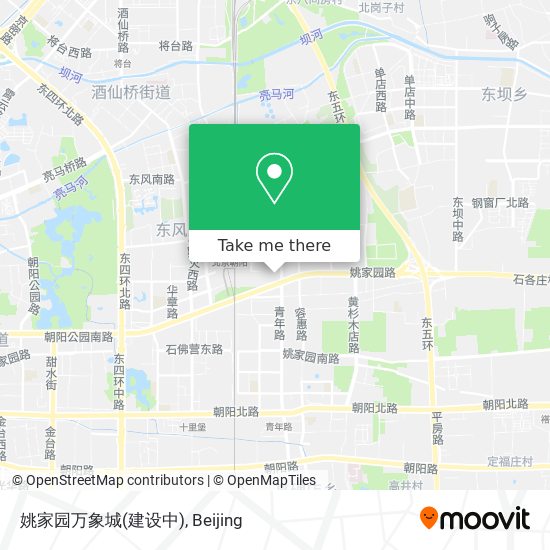 姚家园万象城(建设中) map