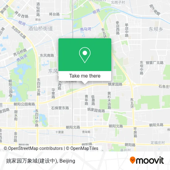 姚家园万象城(建设中) map