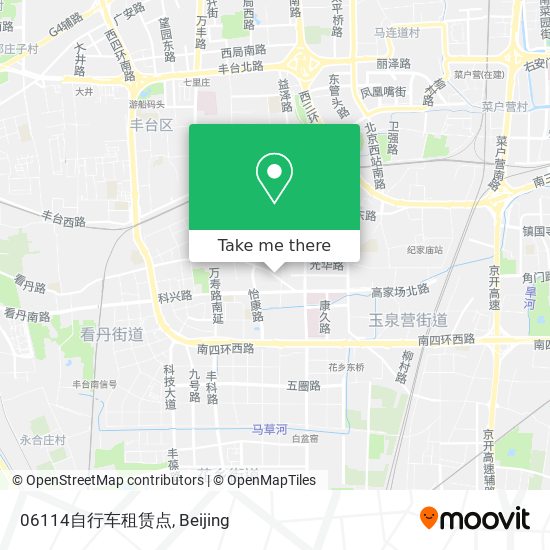 06114自行车租赁点 map