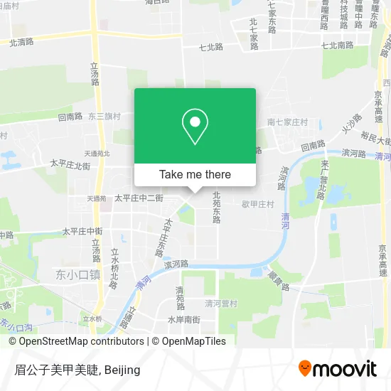 眉公子美甲美睫 map