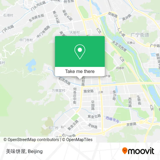 美味饼屋 map