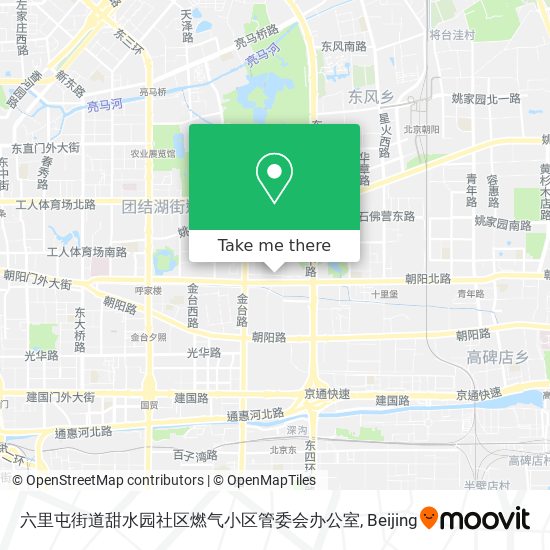 六里屯街道甜水园社区燃气小区管委会办公室 map