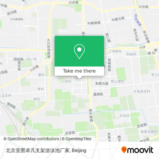 北京亚图卓凡支架游泳池厂家 map
