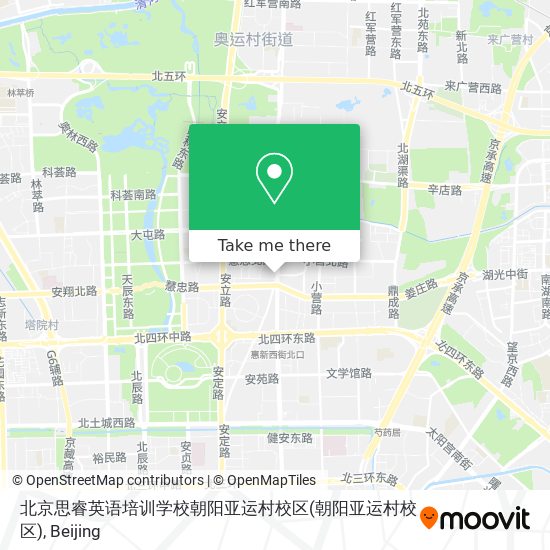 北京思睿英语培训学校朝阳亚运村校区 map