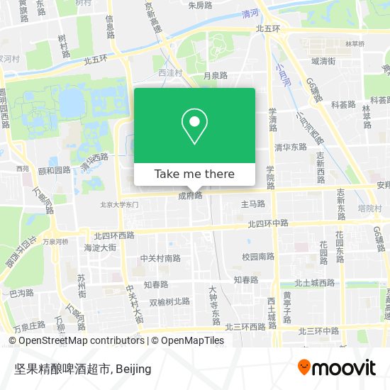 坚果精酿啤酒超市 map