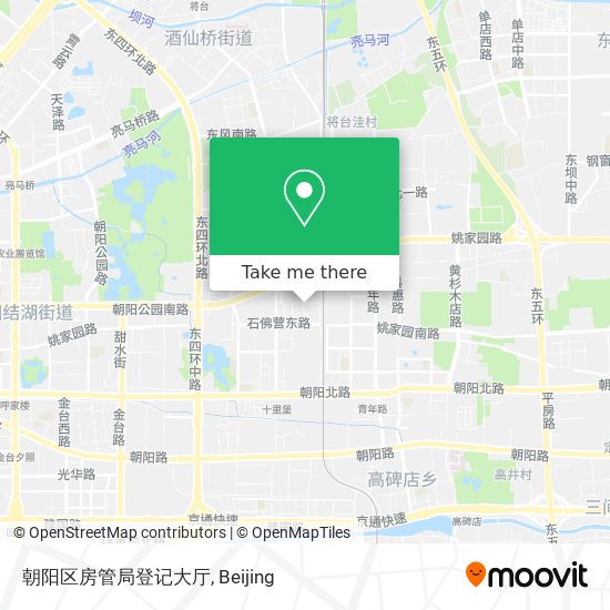 朝阳区房管局登记大厅 map
