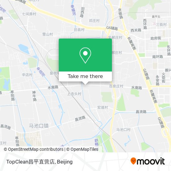 TopClean昌平直营店 map