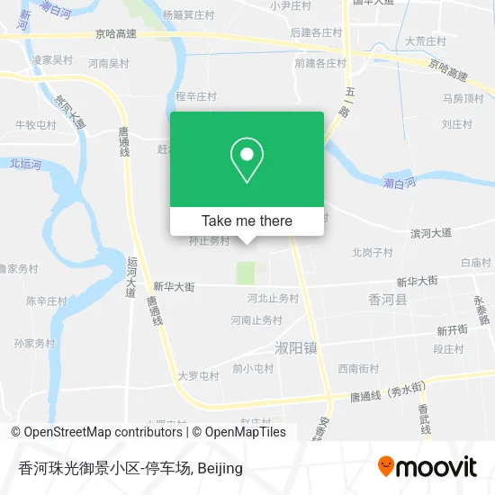 香河珠光御景小区-停车场 map