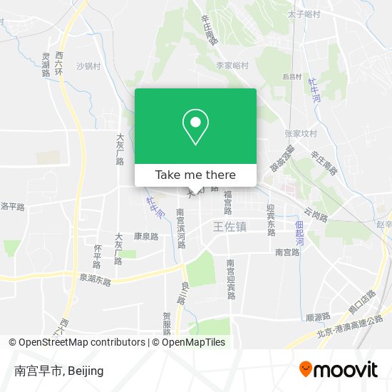 南宫早市 map