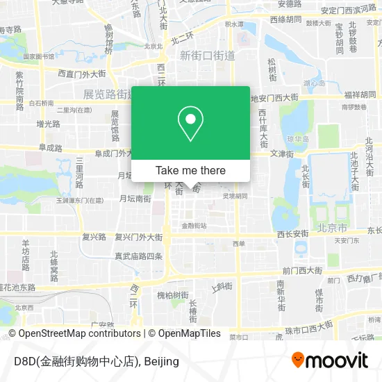 D8D(金融街购物中心店) map