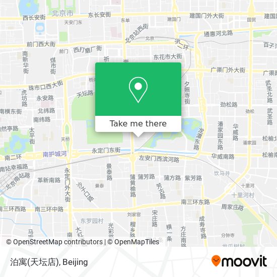 泊寓(天坛店) map
