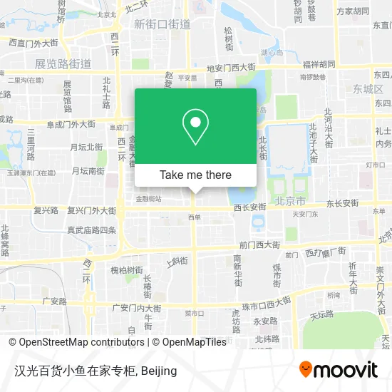 汉光百货小鱼在家专柜 map