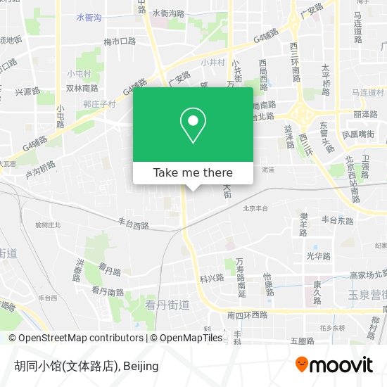 胡同小馆(文体路店) map