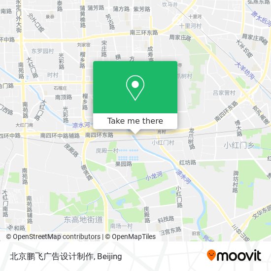 北京鹏飞广告设计制作 map