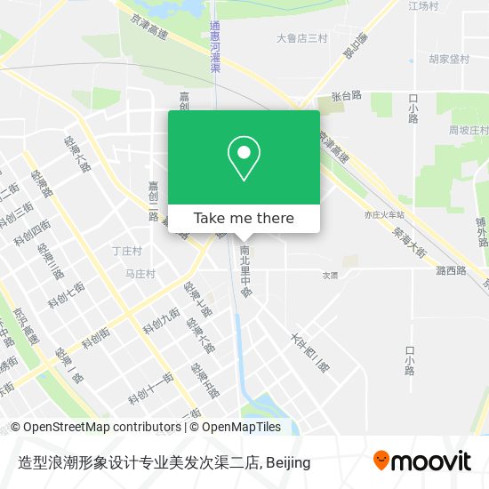 造型浪潮形象设计专业美发次渠二店 map